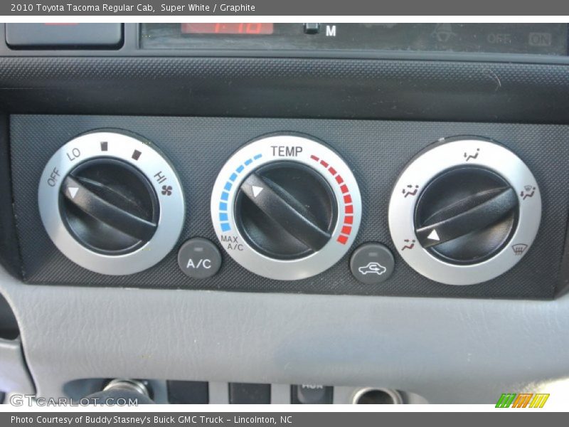 Super White / Graphite 2010 Toyota Tacoma Regular Cab