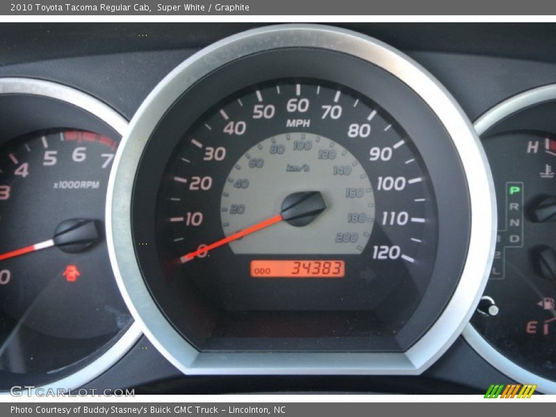 Super White / Graphite 2010 Toyota Tacoma Regular Cab
