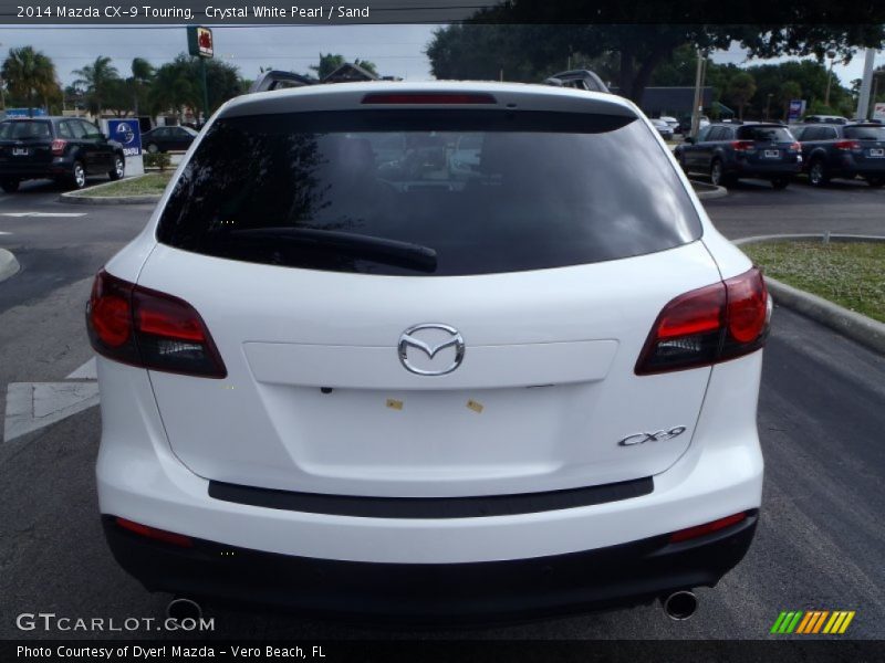 Crystal White Pearl / Sand 2014 Mazda CX-9 Touring