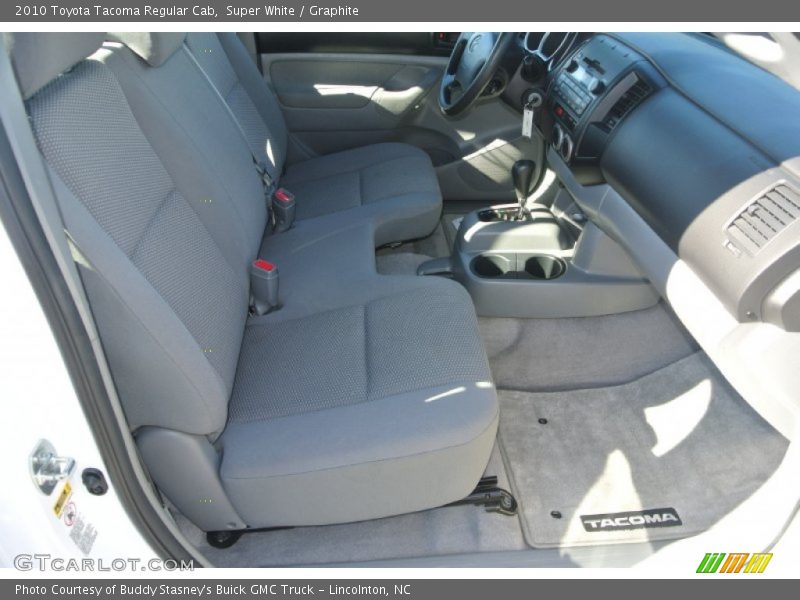 Super White / Graphite 2010 Toyota Tacoma Regular Cab