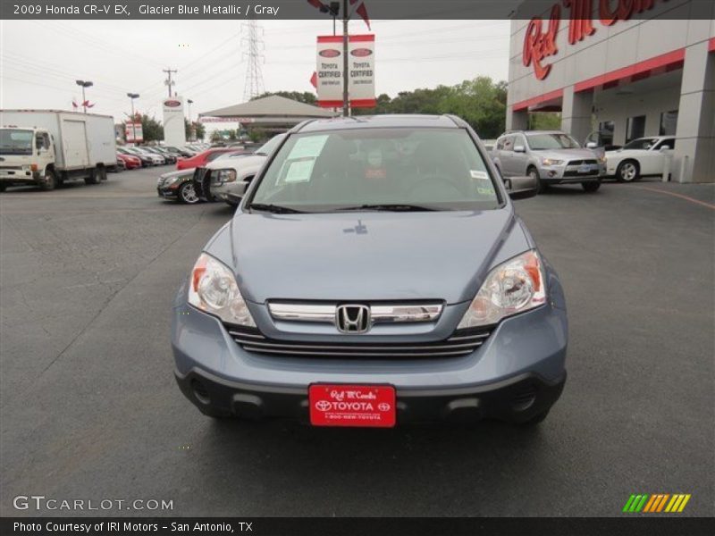 Glacier Blue Metallic / Gray 2009 Honda CR-V EX