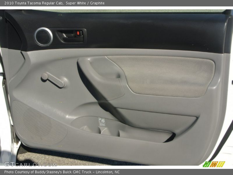 Super White / Graphite 2010 Toyota Tacoma Regular Cab