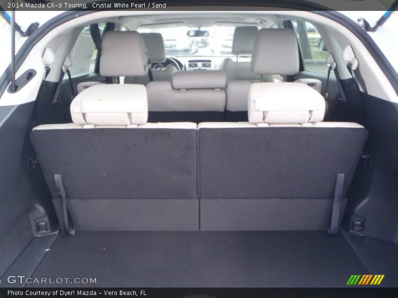 Crystal White Pearl / Sand 2014 Mazda CX-9 Touring