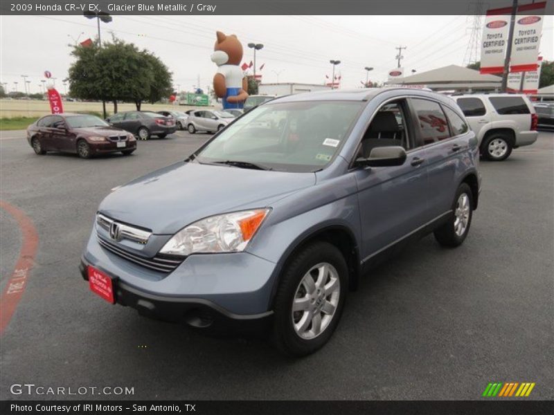 Glacier Blue Metallic / Gray 2009 Honda CR-V EX