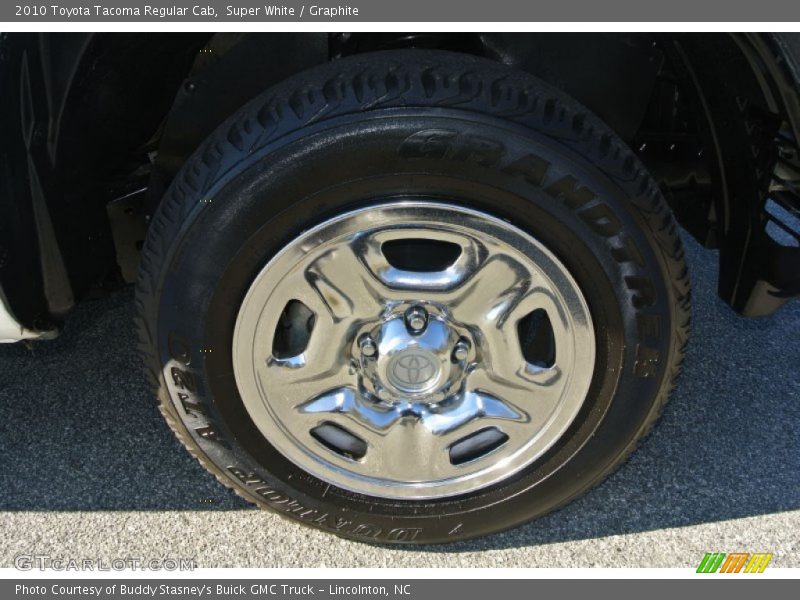 Super White / Graphite 2010 Toyota Tacoma Regular Cab
