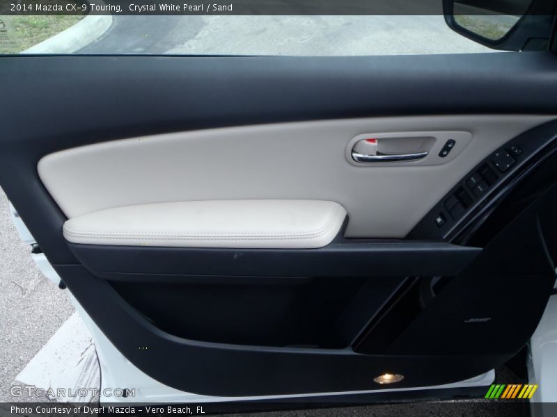 Crystal White Pearl / Sand 2014 Mazda CX-9 Touring