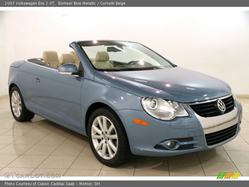 Eismeer Blue Metallic / Cornsilk Beige 2007 Volkswagen Eos 2.0T