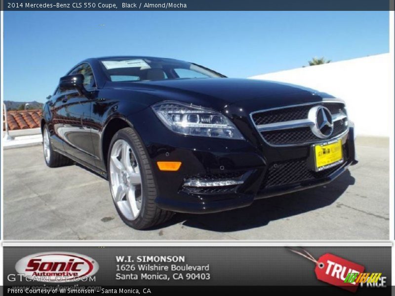 Black / Almond/Mocha 2014 Mercedes-Benz CLS 550 Coupe