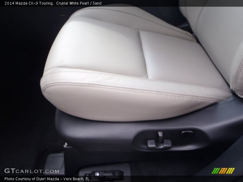 Crystal White Pearl / Sand 2014 Mazda CX-9 Touring