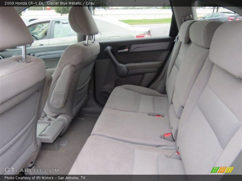 Glacier Blue Metallic / Gray 2009 Honda CR-V EX