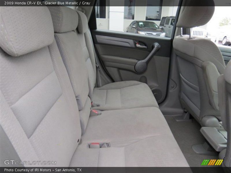 Glacier Blue Metallic / Gray 2009 Honda CR-V EX