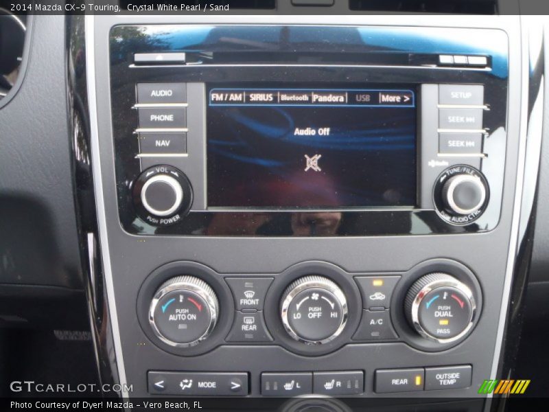 Controls of 2014 CX-9 Touring