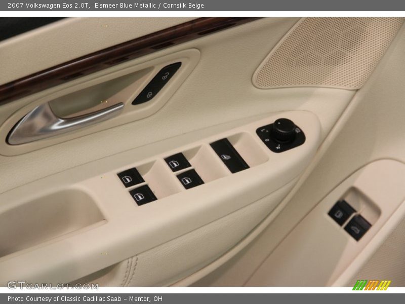 Eismeer Blue Metallic / Cornsilk Beige 2007 Volkswagen Eos 2.0T