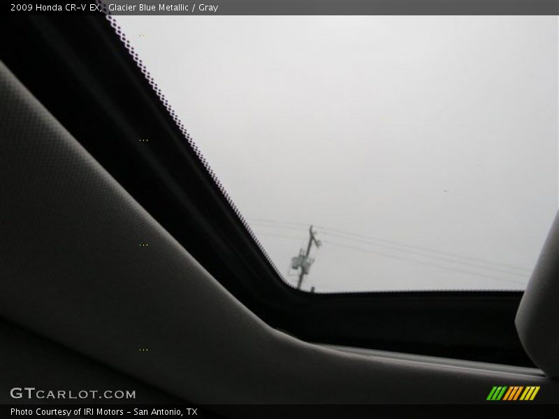 Glacier Blue Metallic / Gray 2009 Honda CR-V EX