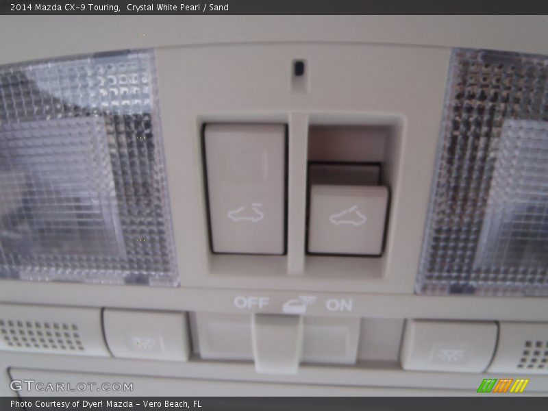 Crystal White Pearl / Sand 2014 Mazda CX-9 Touring