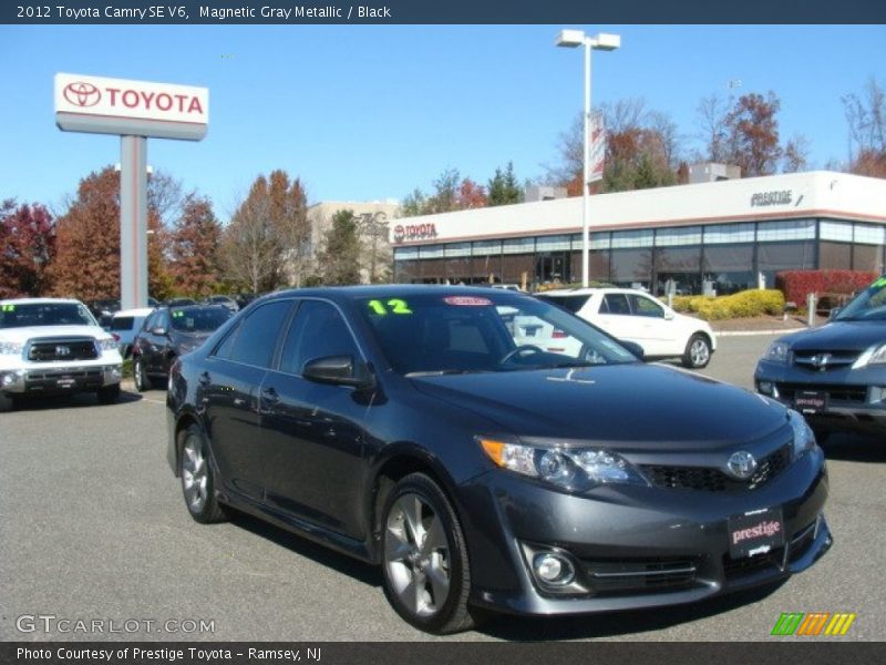 Magnetic Gray Metallic / Black 2012 Toyota Camry SE V6