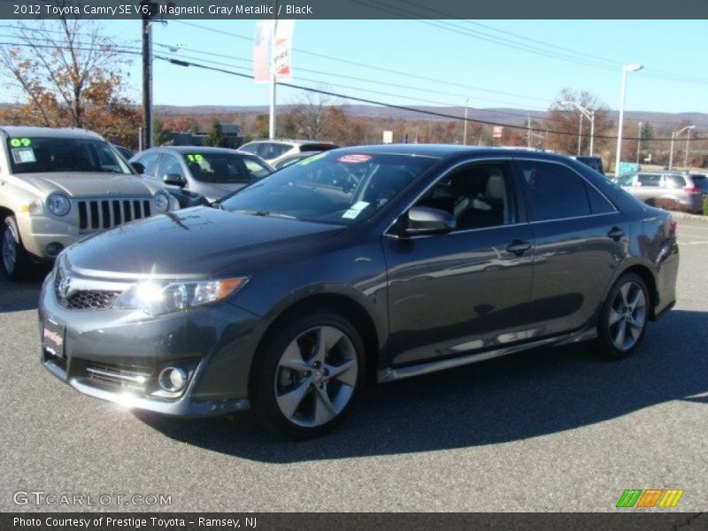 Magnetic Gray Metallic / Black 2012 Toyota Camry SE V6