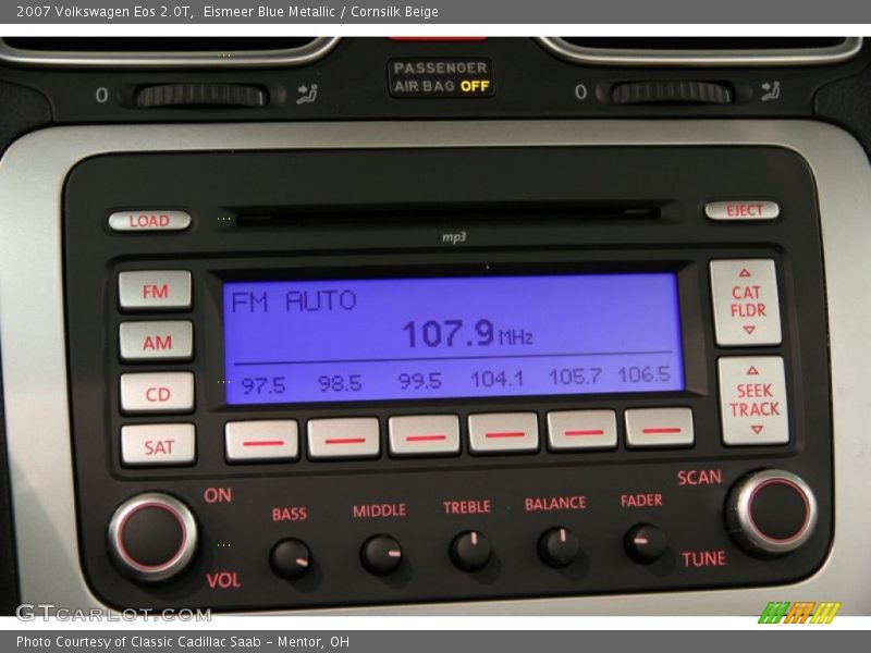 Audio System of 2007 Eos 2.0T
