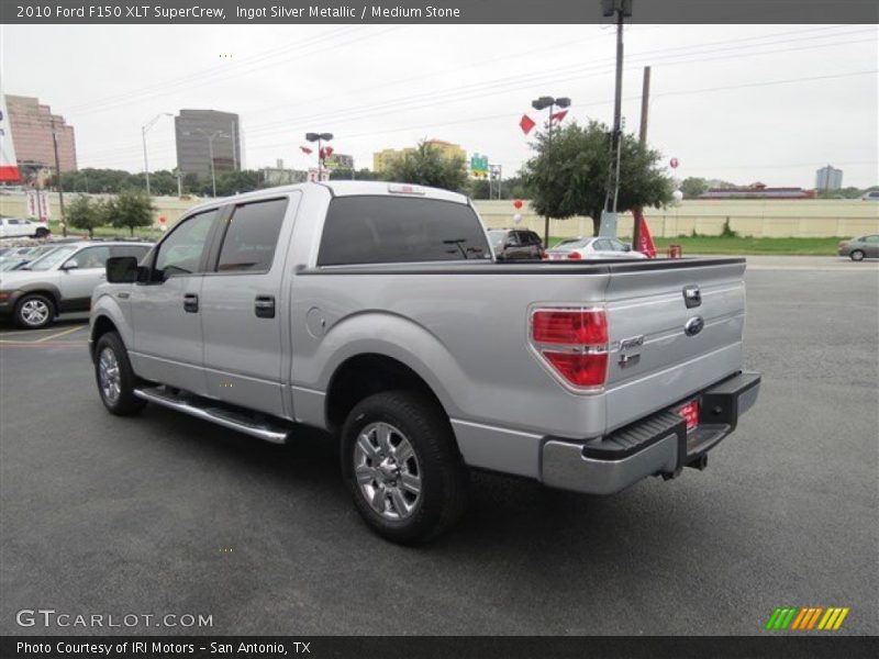 Ingot Silver Metallic / Medium Stone 2010 Ford F150 XLT SuperCrew