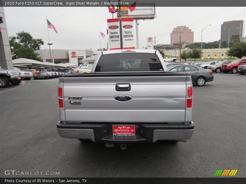Ingot Silver Metallic / Medium Stone 2010 Ford F150 XLT SuperCrew