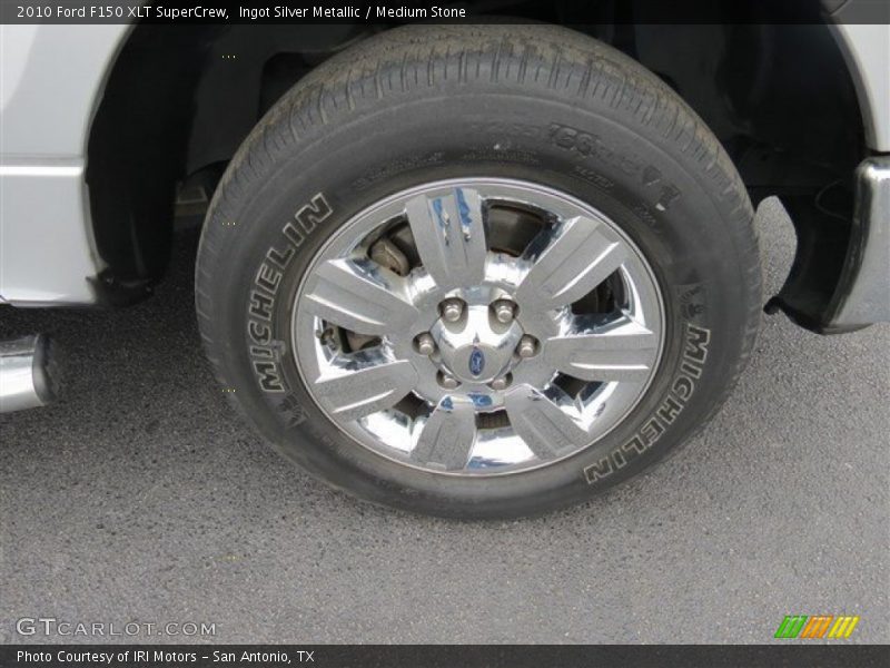 Ingot Silver Metallic / Medium Stone 2010 Ford F150 XLT SuperCrew