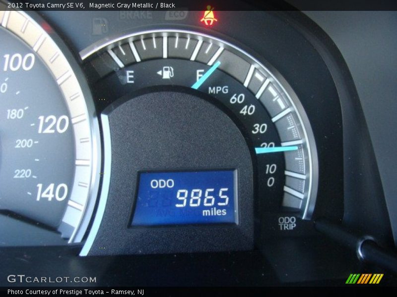 Magnetic Gray Metallic / Black 2012 Toyota Camry SE V6