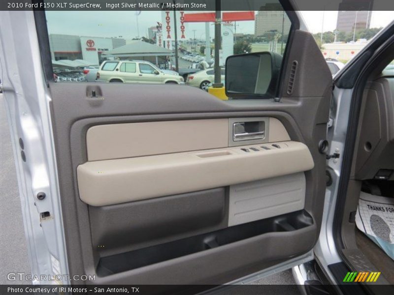 Ingot Silver Metallic / Medium Stone 2010 Ford F150 XLT SuperCrew