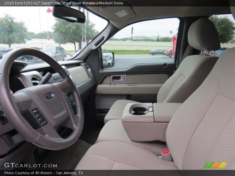 Ingot Silver Metallic / Medium Stone 2010 Ford F150 XLT SuperCrew