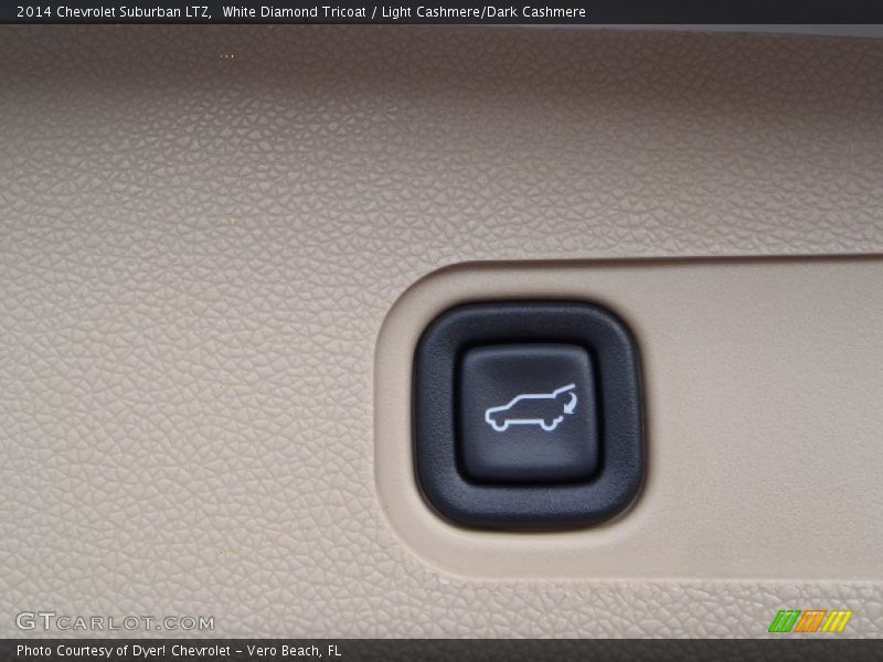 White Diamond Tricoat / Light Cashmere/Dark Cashmere 2014 Chevrolet Suburban LTZ