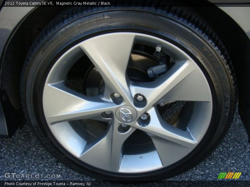 Magnetic Gray Metallic / Black 2012 Toyota Camry SE V6