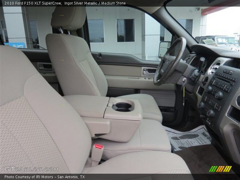 Ingot Silver Metallic / Medium Stone 2010 Ford F150 XLT SuperCrew