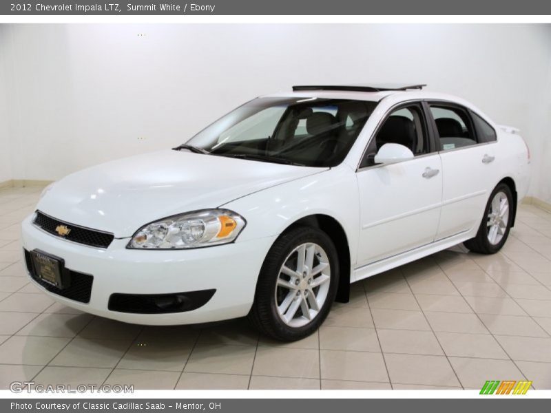 Summit White / Ebony 2012 Chevrolet Impala LTZ