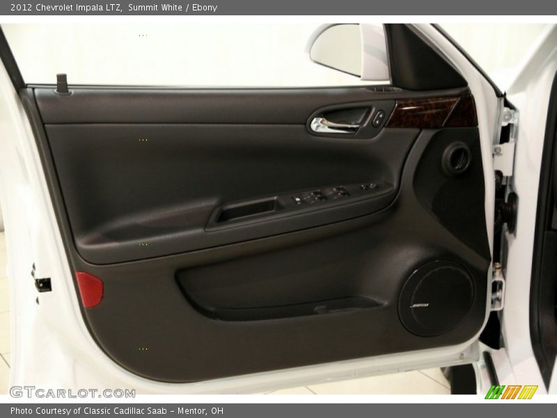 Summit White / Ebony 2012 Chevrolet Impala LTZ