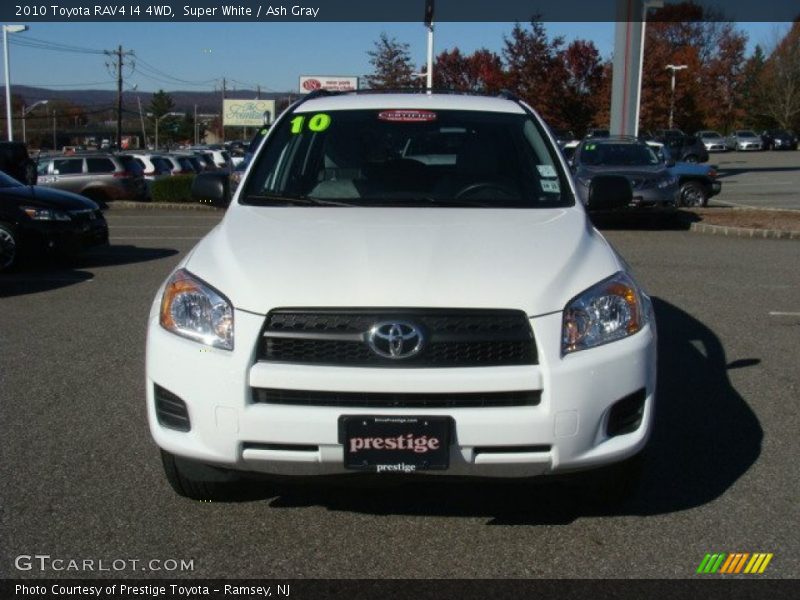 Super White / Ash Gray 2010 Toyota RAV4 I4 4WD