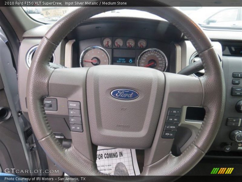 Ingot Silver Metallic / Medium Stone 2010 Ford F150 XLT SuperCrew