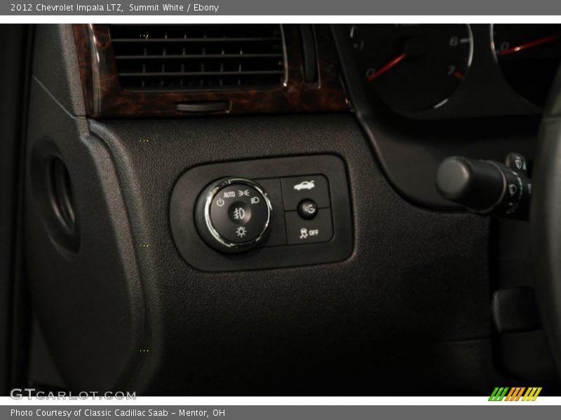 Summit White / Ebony 2012 Chevrolet Impala LTZ