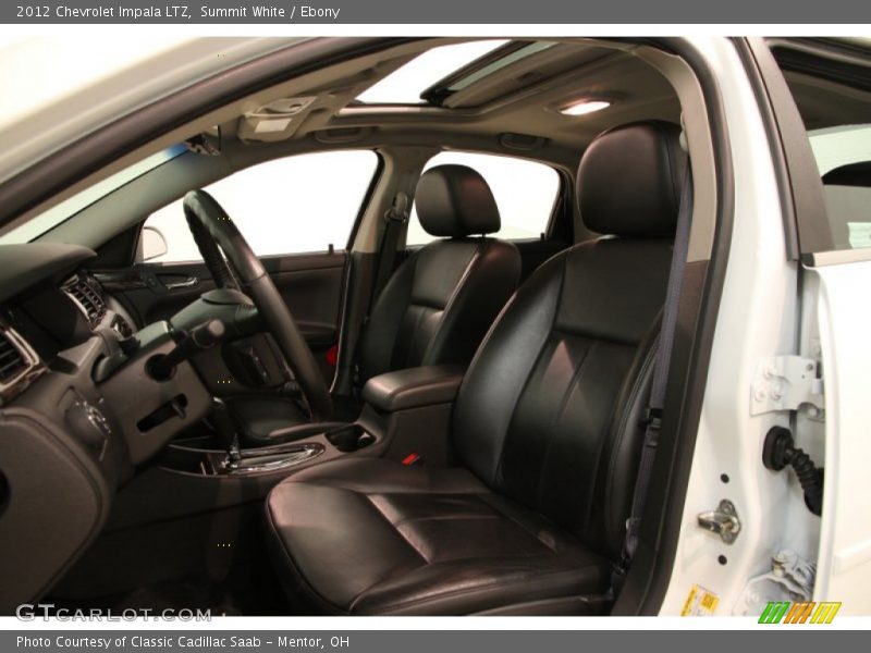 Summit White / Ebony 2012 Chevrolet Impala LTZ