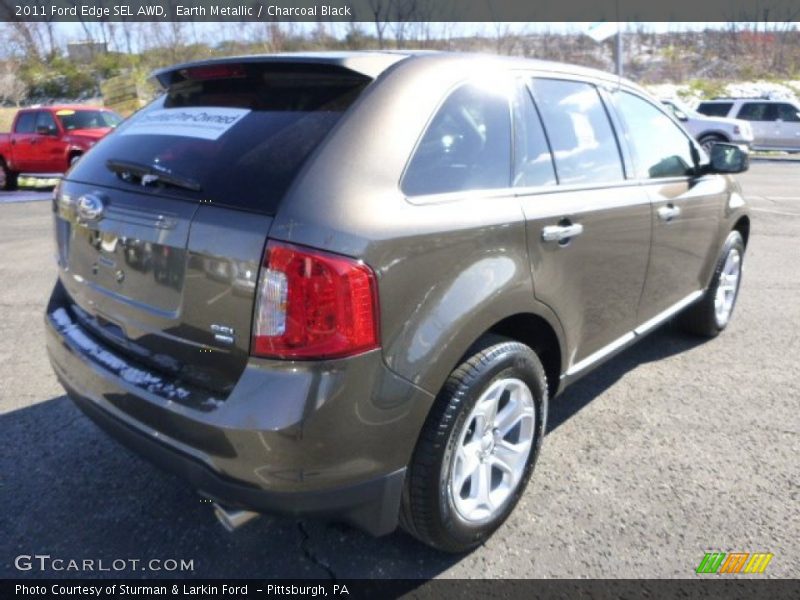 Earth Metallic / Charcoal Black 2011 Ford Edge SEL AWD
