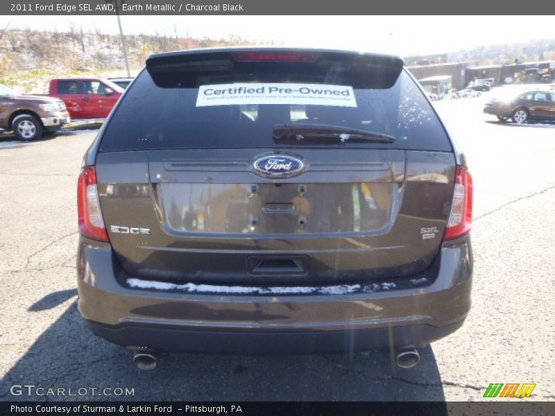 Earth Metallic / Charcoal Black 2011 Ford Edge SEL AWD
