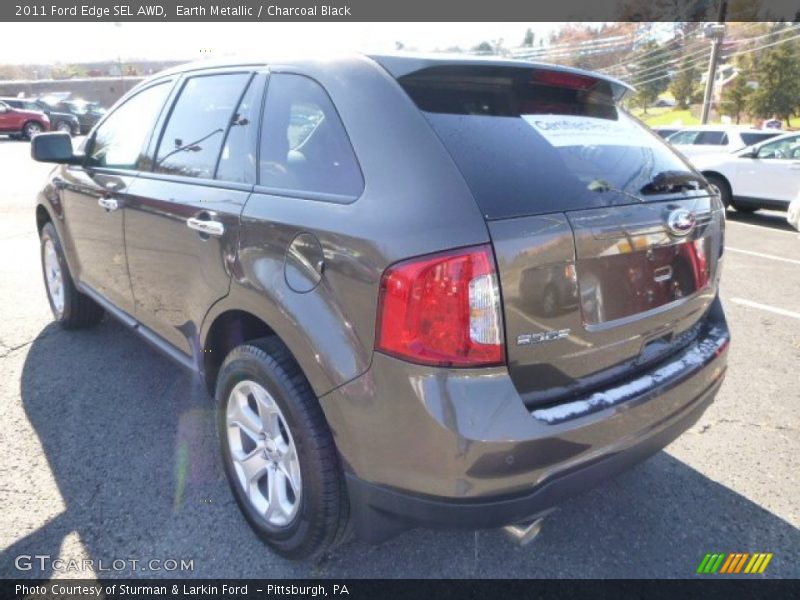 Earth Metallic / Charcoal Black 2011 Ford Edge SEL AWD
