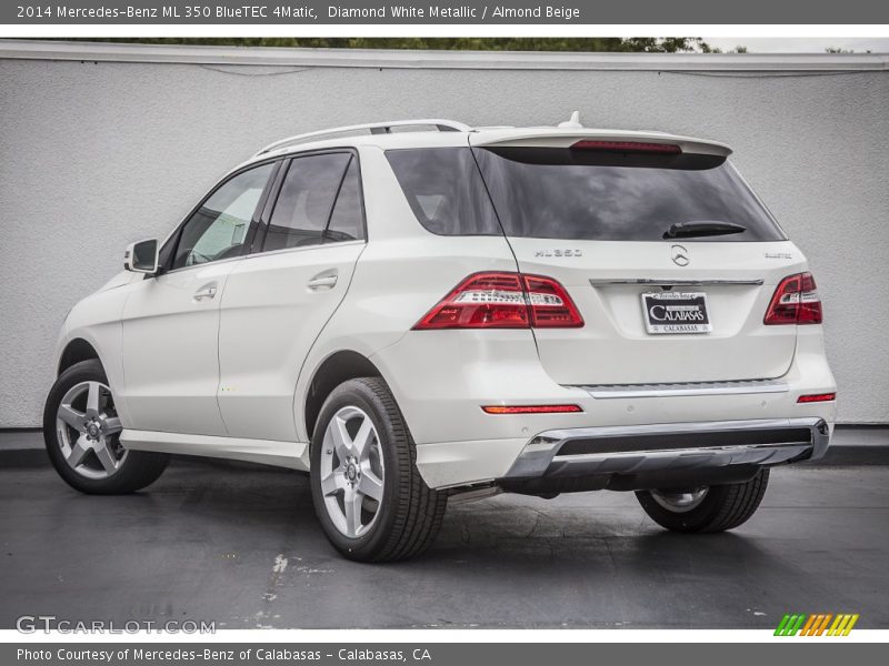 Diamond White Metallic / Almond Beige 2014 Mercedes-Benz ML 350 BlueTEC 4Matic