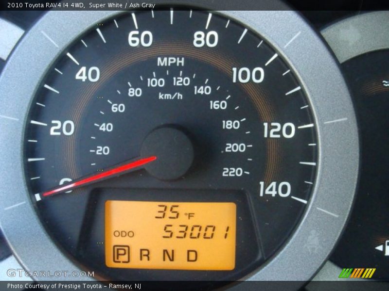 Super White / Ash Gray 2010 Toyota RAV4 I4 4WD