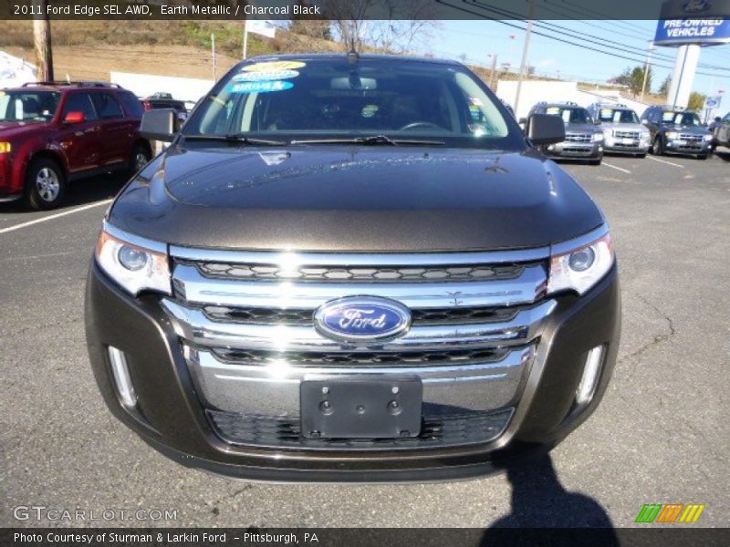 Earth Metallic / Charcoal Black 2011 Ford Edge SEL AWD