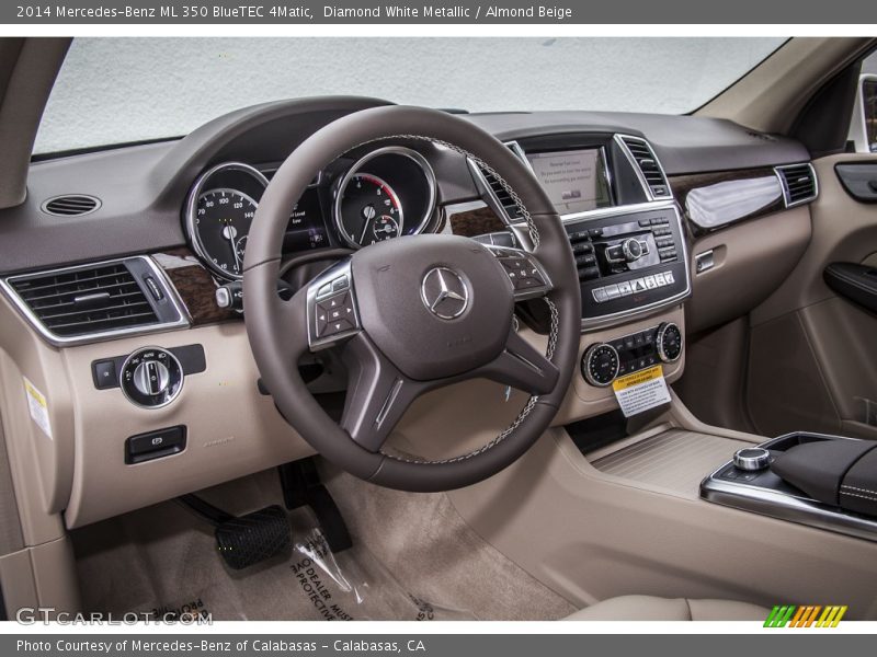 Diamond White Metallic / Almond Beige 2014 Mercedes-Benz ML 350 BlueTEC 4Matic