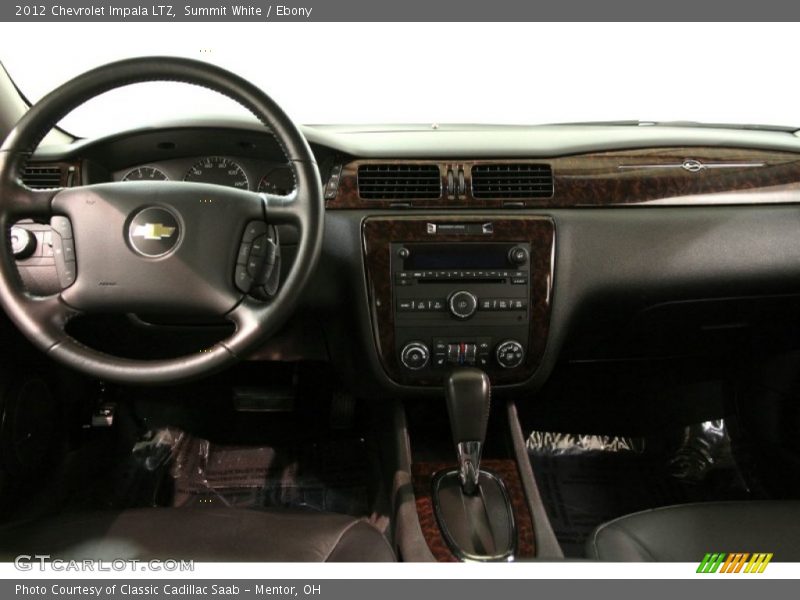 Summit White / Ebony 2012 Chevrolet Impala LTZ