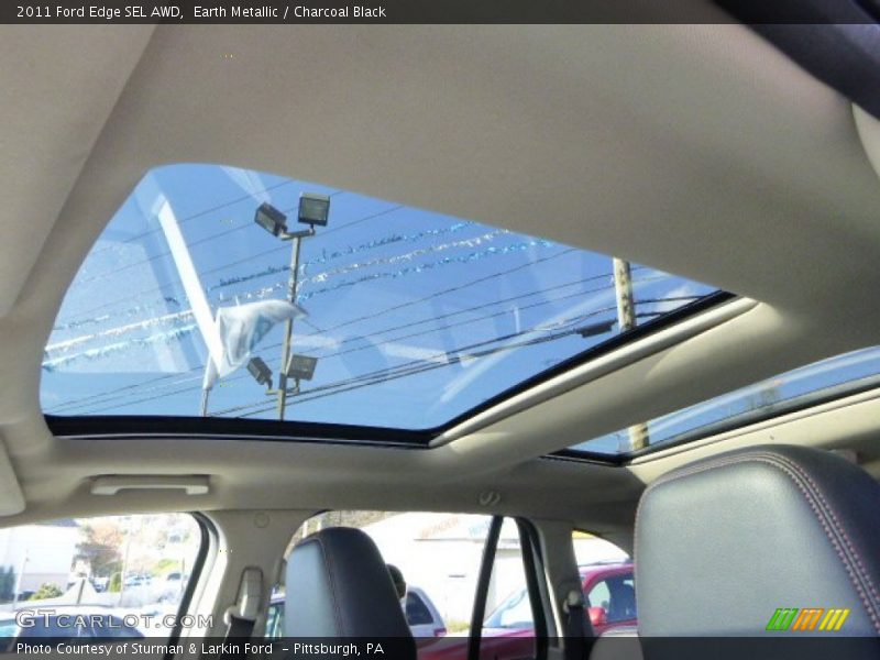 Earth Metallic / Charcoal Black 2011 Ford Edge SEL AWD