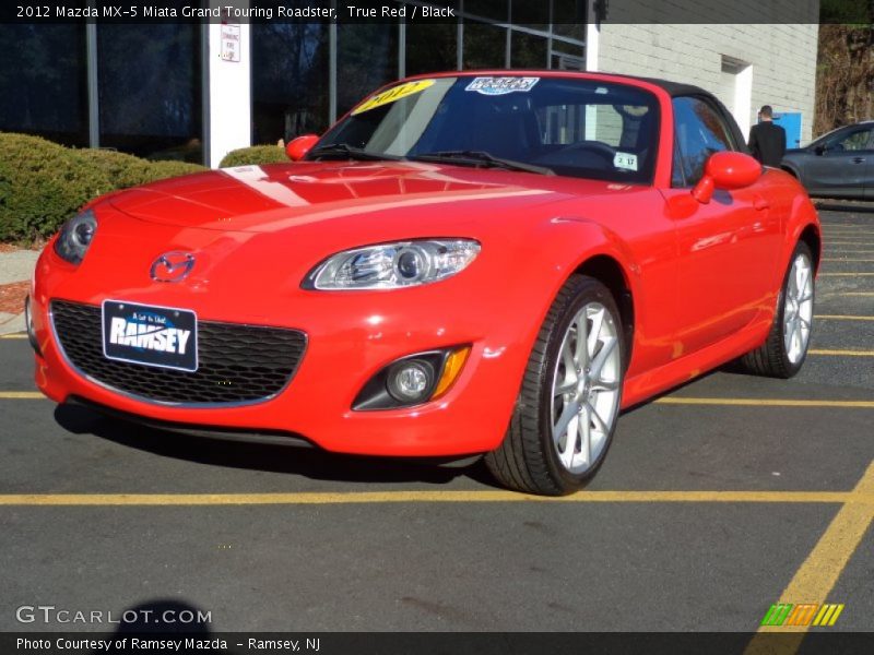 True Red / Black 2012 Mazda MX-5 Miata Grand Touring Roadster