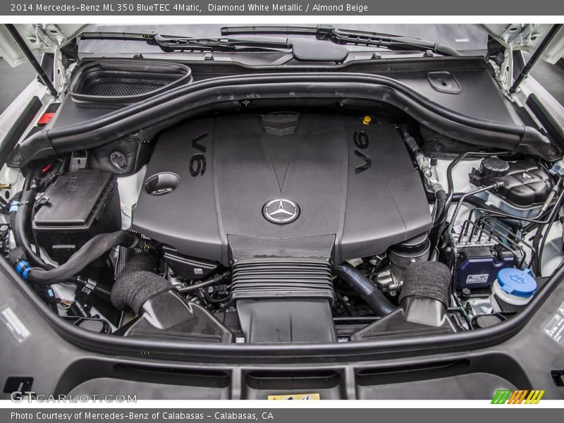 Diamond White Metallic / Almond Beige 2014 Mercedes-Benz ML 350 BlueTEC 4Matic