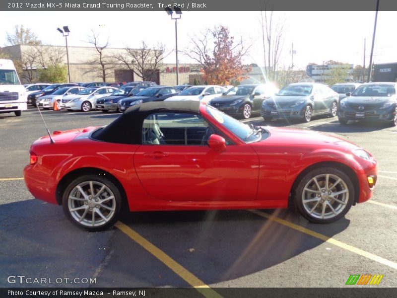True Red / Black 2012 Mazda MX-5 Miata Grand Touring Roadster