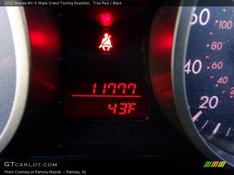 True Red / Black 2012 Mazda MX-5 Miata Grand Touring Roadster